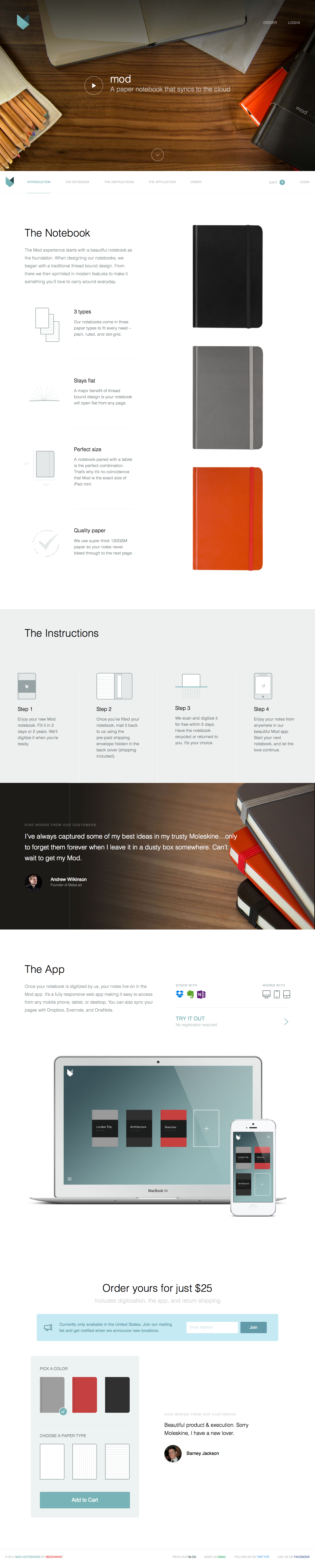 Mod Notebooks